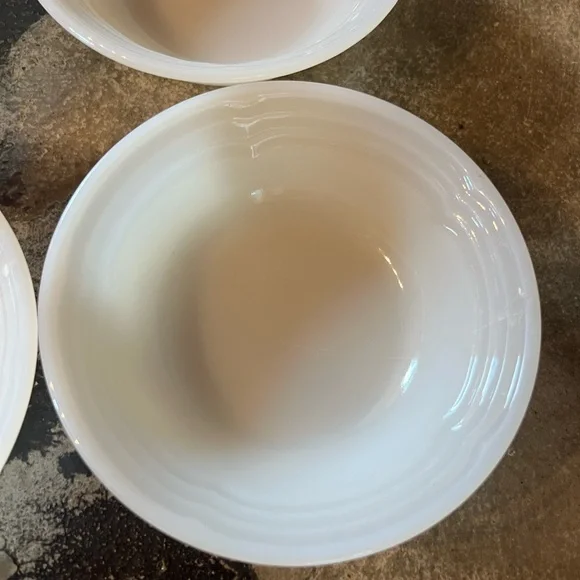 Vintage Fire King Milk Glass White Custard Dessert Bowls Cups Anchor Hocking USA - Picture 13 of 15